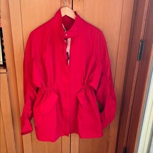 Fabletics Bold Red Utility Jacket